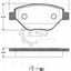 Remsa Brake Pads Fr Renault
