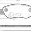 Remsa Brake Pads Fr Renault