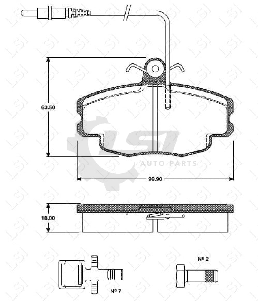 Remsa Brake Pads Fr Renualt/ Citroen