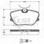 Remsa Brake Pads Fr Saab