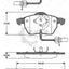 Remsa Brake Pads Fr Skoda