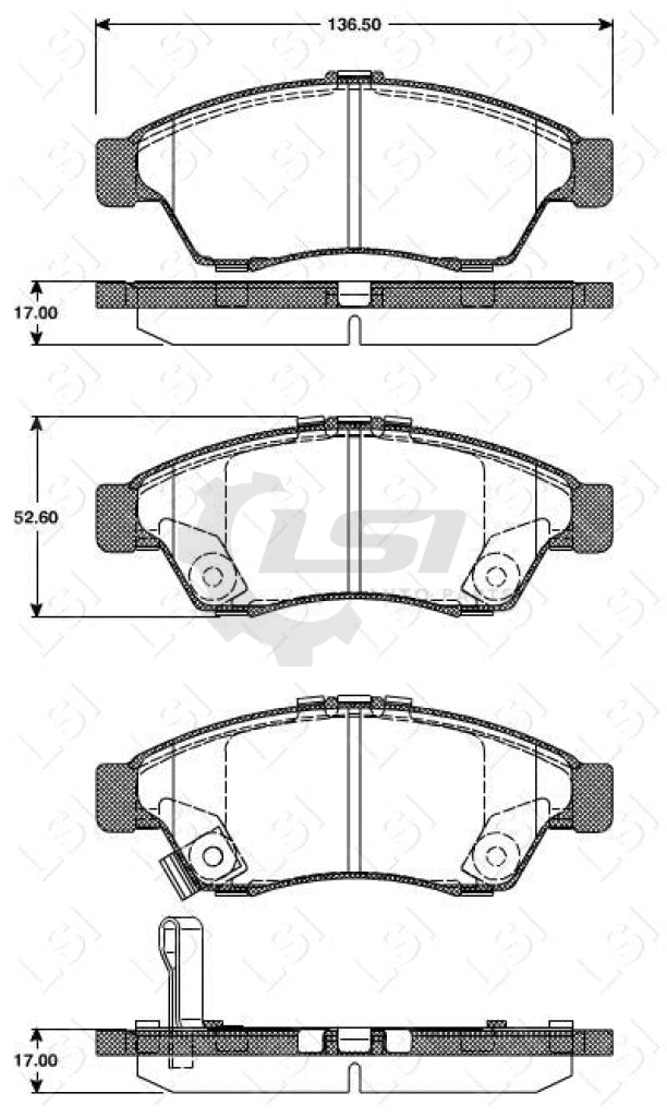 Remsa Brake Pads Fr Suzuki