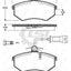 Remsa Brake Pads Fr Vw