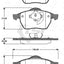 Remsa Brake Pads Fr Vw