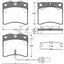 Remsa Brake Pads Fr Vw