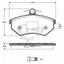 Remsa Brake Pads Fr Vw
