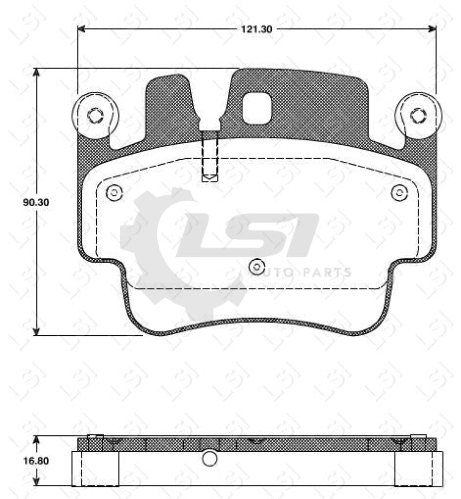 Remsa Brake Pads Front/Rear Prosche