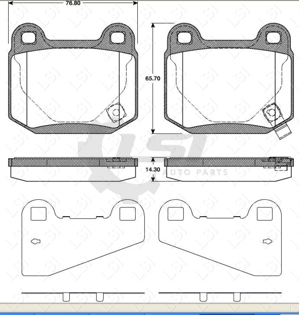 Remsa Brake Pads Nissan Subaru