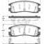 Remsa Brake Pads Rear Buick/ Cadillac/ Opel