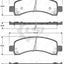 Remsa Brake Pads Rear Cadillac