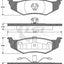 Remsa Brake Pads Rear Chrysler