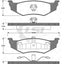 Remsa Brake Pads Rear Chrysler/Dodge
