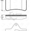 Remsa Brake Pads Rear Citroen