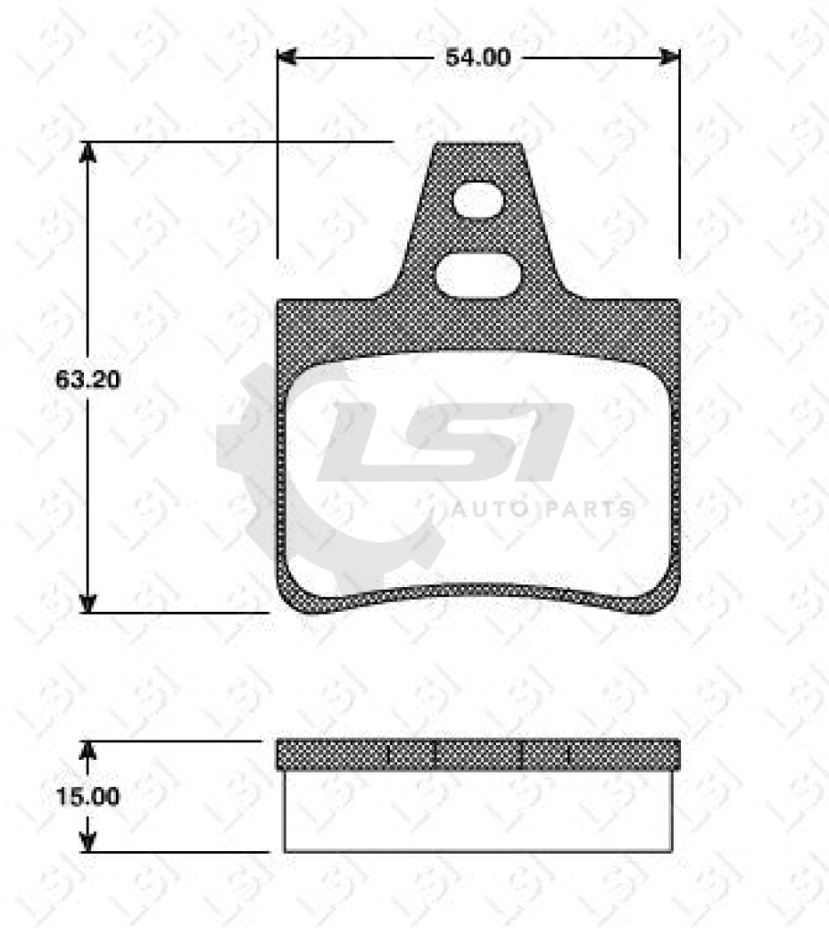 Remsa Brake Pads Rear Citroen