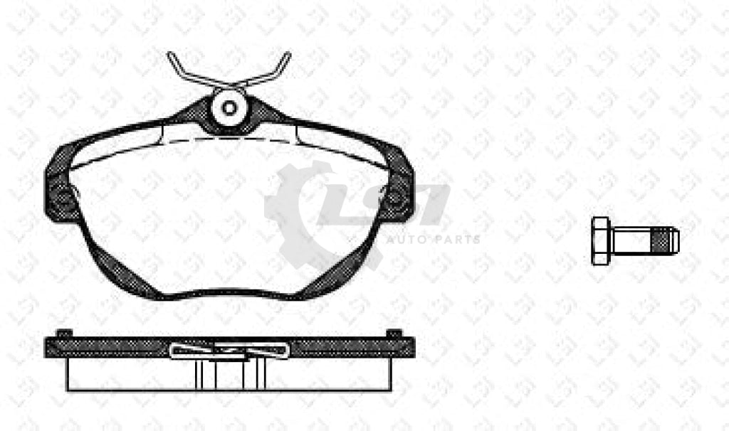 Remsa Brake Pads Rear Citroen