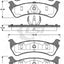 Remsa Brake Pads Rear Ford