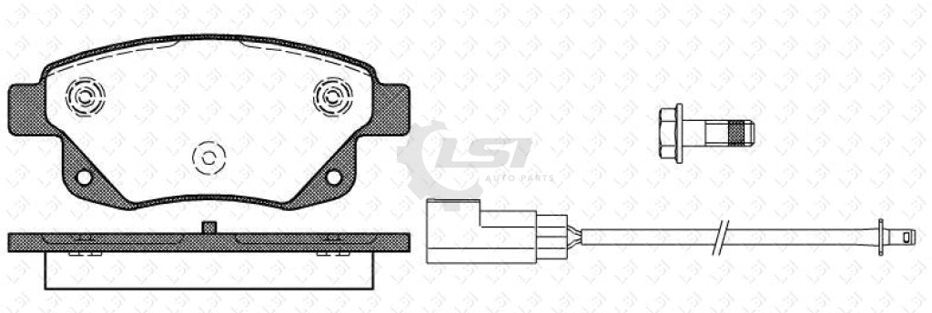 Remsa Brake Pads Rear Ford Transit