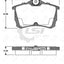 Remsa Brake Pads Rear Honda