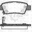 Remsa Brake Pads Rear Honda
