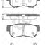 Remsa Brake Pads Rear Hyundai