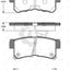 Remsa Brake Pads Rear Hyundai