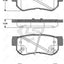 Remsa Brake Pads Rear Hyundai