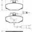Remsa Brake Pads Rear Jaguar
