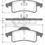 Remsa Brake Pads Rear Jeep