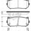 Remsa Brake Pads Rear Kia