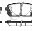 Remsa Brake Pads Rear Kia/Hyundai