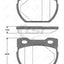 Remsa Brake Pads Rear Landrover