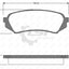 Remsa Brake Pads Rear Lexus/ Toyota
