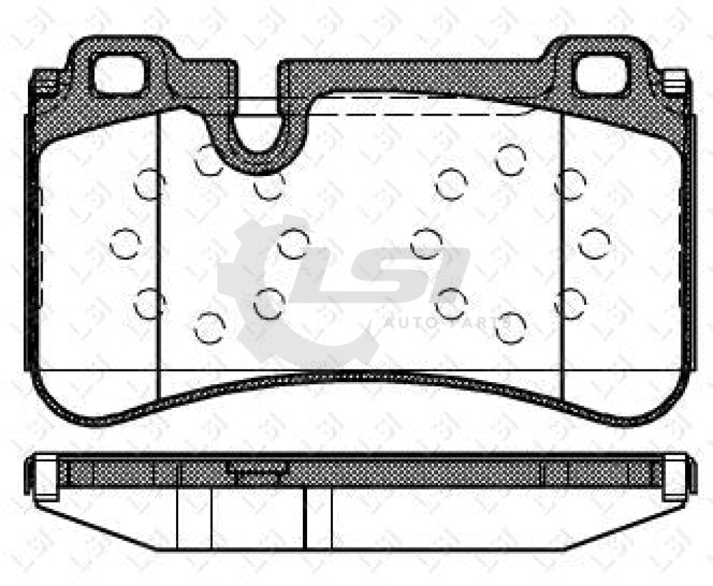 Remsa Brake Pads Rear Mercedes