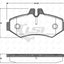Remsa Brake Pads Rear Mercedes Benz/ Vw