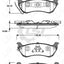 Remsa Brake Pads Rear Mercedes Benz W/O Abs