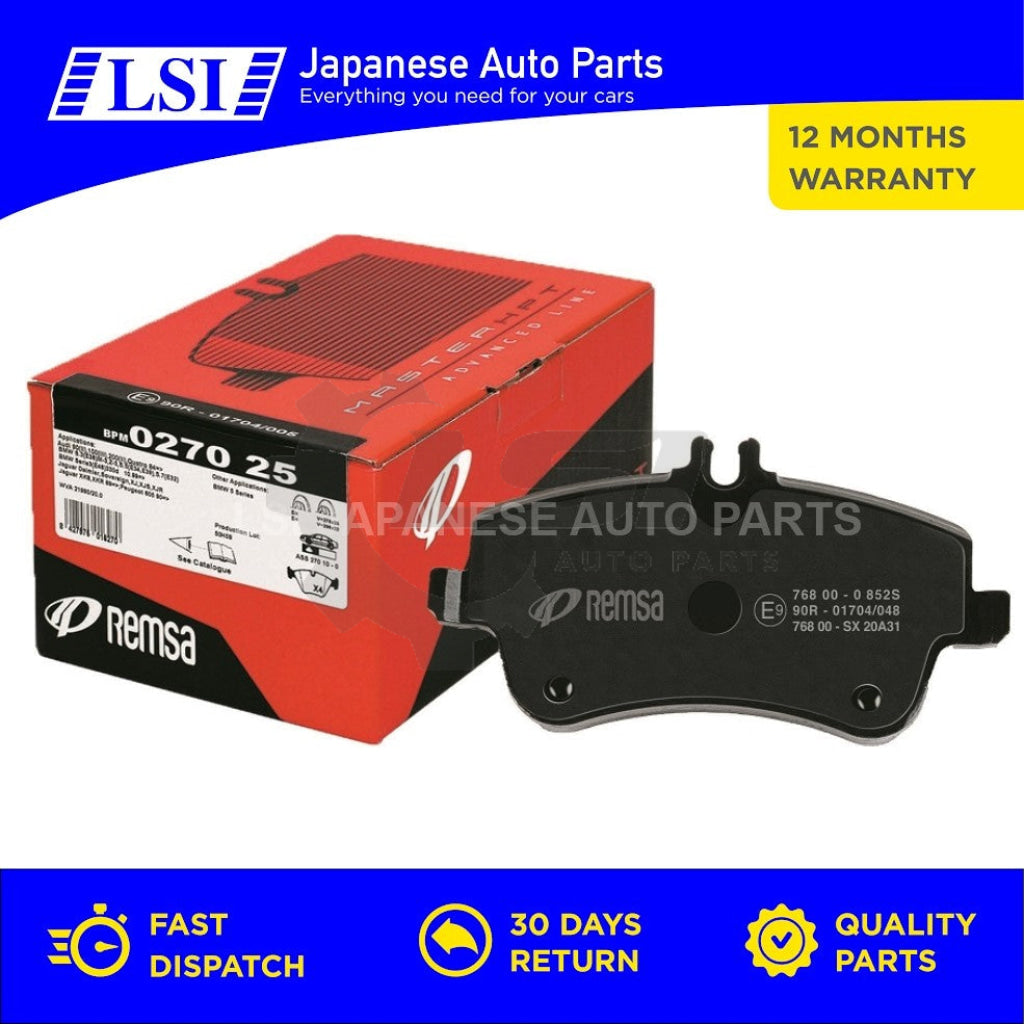 Remsa Brake Pads Rear Mitsubishi