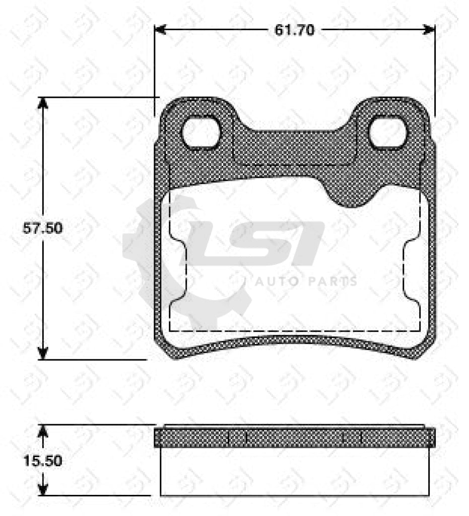 Remsa Brake Pads Rear Opel/Saab