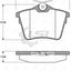 Remsa Brake Pads Rear Peugeot