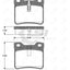 Remsa Brake Pads Rear Peugeot/Mercedes