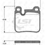 Remsa Brake Pads Rear Porsche