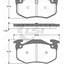 Remsa Brake Pads Rear Renault