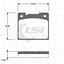 Remsa Brake Pads Rear Volvo