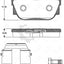 Remsa Brake Pads Rear Vw