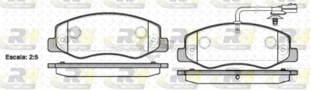 Remsa Ceramic Brake Pads Rear Renault Master