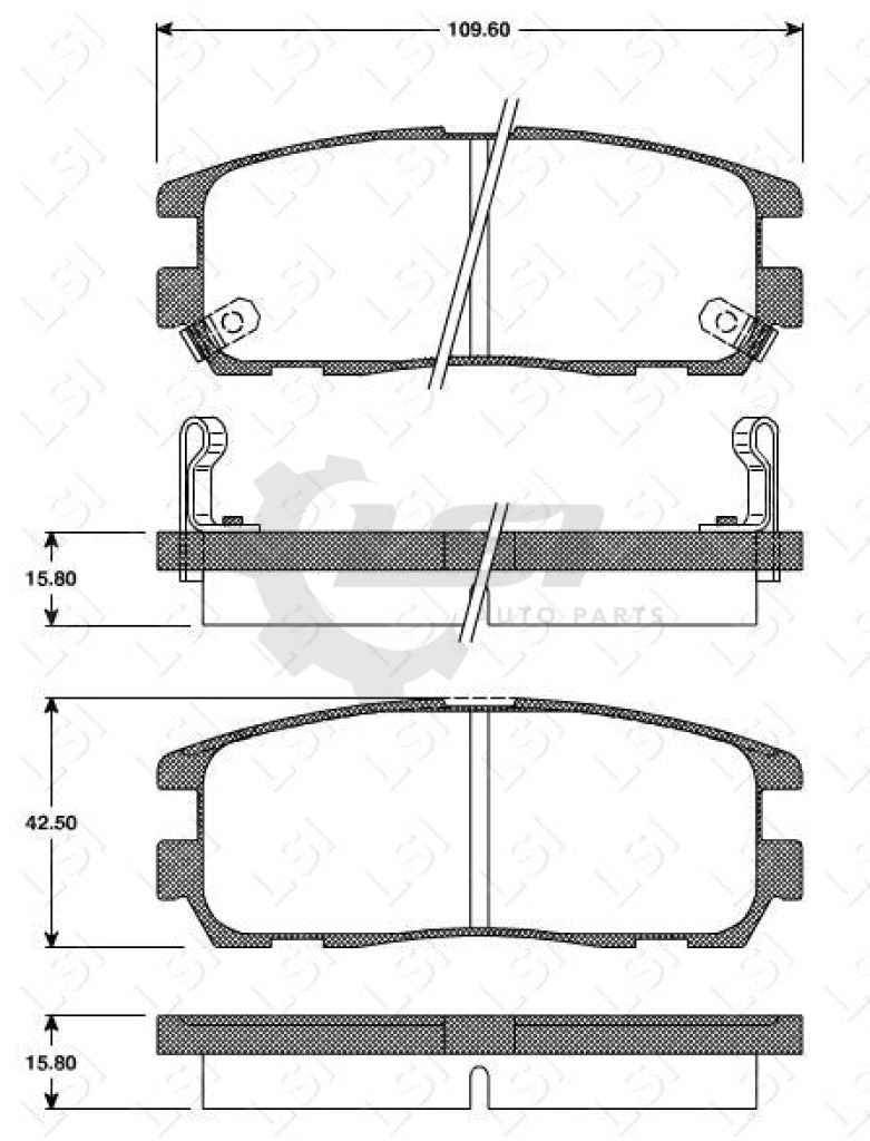 Remsa Ultra Ceramic Brake Pads