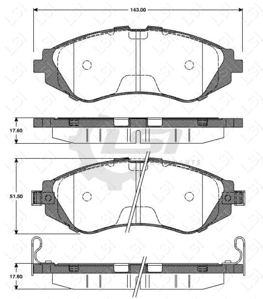 Remsa Ultra Ceramic Brake Pads