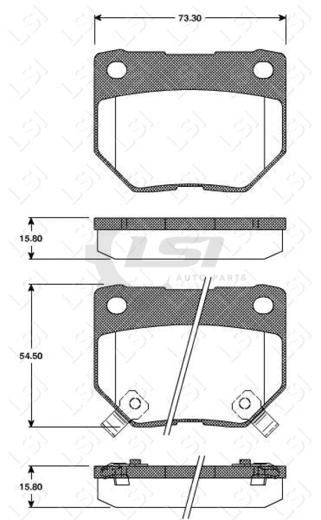 Remsa Ultra Ceramic Brake Pads