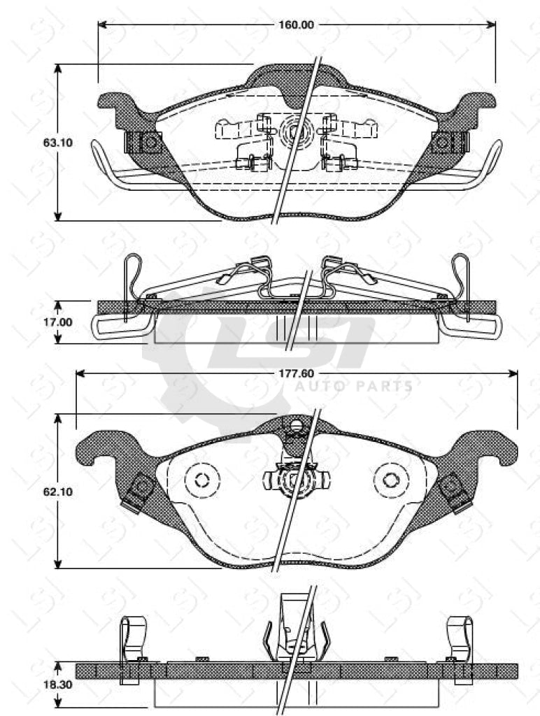 Remsa Ultra Ceramic Brake Pads
