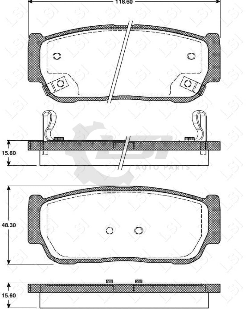 Remsa Ultra Ceramic Brake Pads