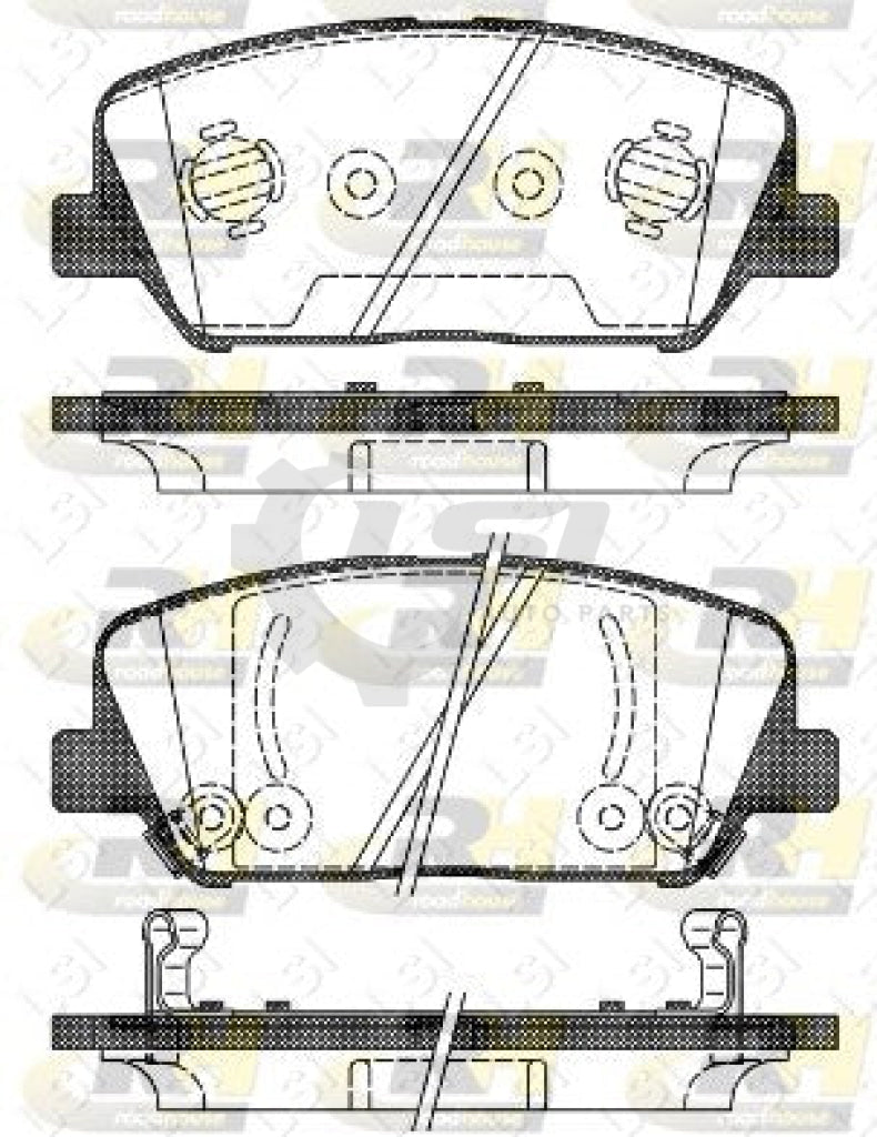 Roadhouse Brake Pad Fr Kia Pads